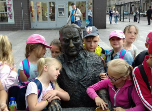 Uroki ulicy Piotrkowskiej- wycieczka klasy 1a i 1b