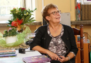Spotkanie z pisarką Grażyną Bąkiewicz.