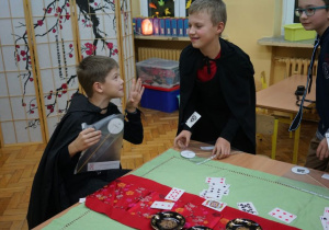 Andrzejkowy wieczór wróżb i magii uczniów z 5c.