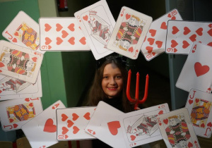Andrzejkowy wieczór wróżb i magii uczniów z 5c.