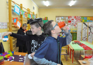 Andrzejkowy wieczór wróżb i magii uczniów z 5c.