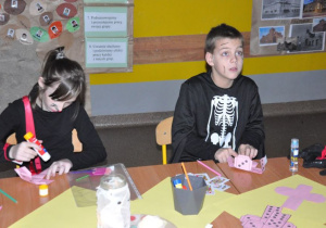 Andrzejkowy wieczór wróżb i magii uczniów z 5c.
