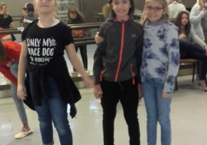 Na warsztatach artystycznych w Teatrze Wielkim.
