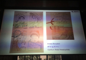 Wystawa komiksów w Pałacu Herbsta.