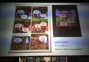 Wystawa komiksów w Pałacu Herbsta.