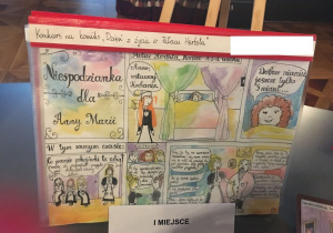 Wystawa komiksów w Pałacu Herbsta.