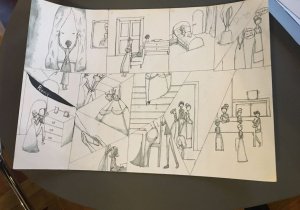 Wystawa komiksów w Pałacu Herbsta.