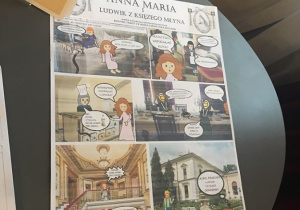 Wystawa komiksów w Pałacu Herbsta.