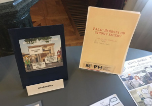 Wystawa komiksów w Pałacu Herbsta.