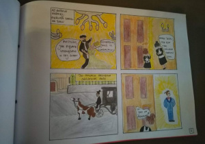 Wystawa komiksów w Pałacu Herbsta.