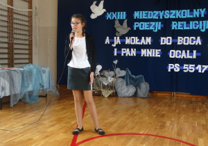 Finał XXIII Międzyszkolnego Konkursu Poezji Religijnej.