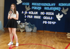 Finał XXIII Międzyszkolnego Konkursu Poezji Religijnej.
