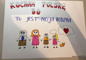 Plakat "Kocham Polskę"