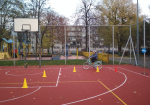 Egzamin na kartę rowerową.