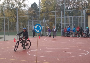 Egzamin na kartę rowerową.