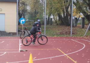 Egzamin na kartę rowerową.