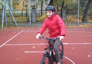 Egzamin na kartę rowerową.