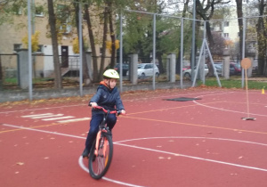 Egzamin na kartę rowerową.