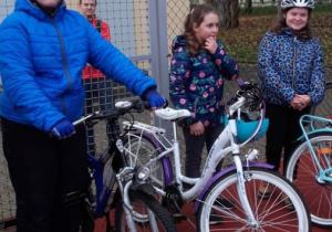 Egzamin na kartę rowerową.