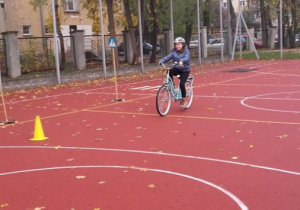Egzamin na kartę rowerową.