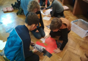 Lekcja muzealna w Muzeum Tradycji Niepodległościowych.