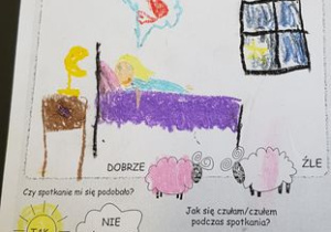 Uzupełniona karta pracy.