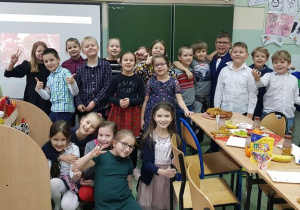 Wspólna , klasowa fotografia.