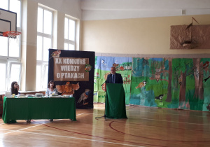 Ceremonia wręczania nagród- przemówienie organizatora