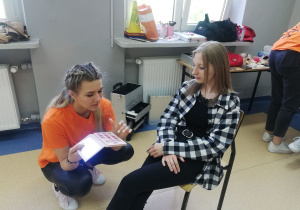Propozycja kolorystyki makijażu.