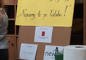 Plakat konkursu kaligraficznego.