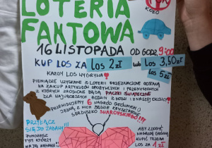 Plakat dotyczący loterii