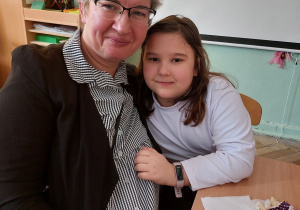 Maja z mamą