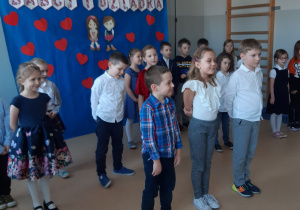 Występ uczniów klasy 1a