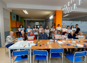 Warsztaty plastyczne z Seniorami.