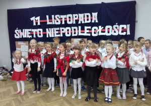 Koncert patriotyczny, klasa 1 a.