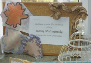 Pani Joanna Modrzejewska- prawnuczka Marii Konopnickiej.
