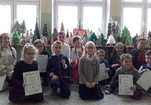 Rozstrzygnięcie XI Międzyszkolnego Konkursu Plastycznego „ Świąteczne Cuda” pod hasłem CHOINKA.