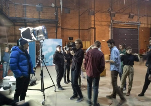Wnętrze filmówki. 