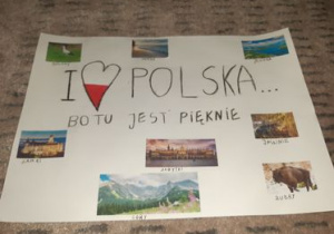 Plakat "Polska jest piękna"