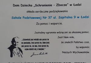 podziękowania