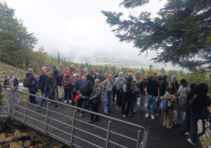 Podziwiamy widoki z platformy