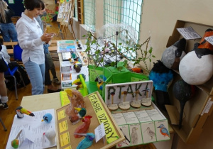 Galeria prac w sali gimnastycznej
